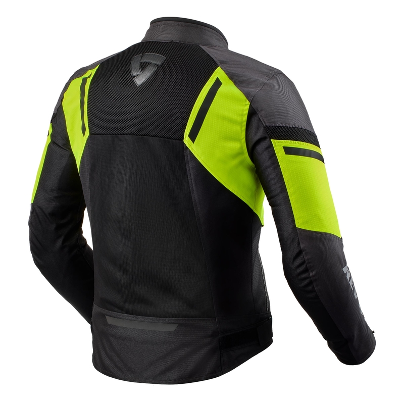 Revit GT-R Air 3 zwart-fluo gele motorjas