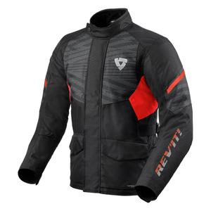 Revit Duke H2O motorjas zwart en rood uitverkoop