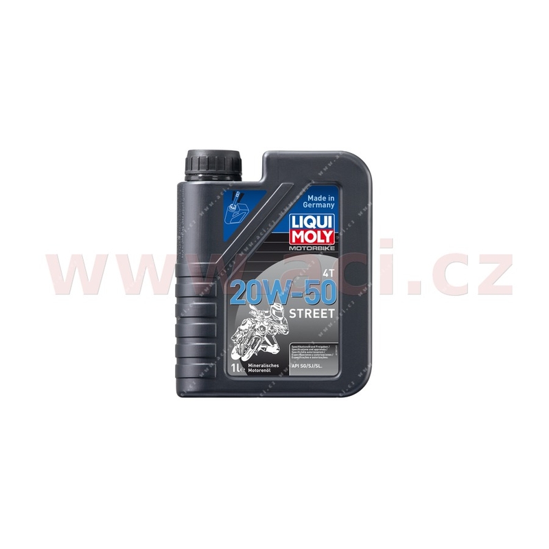 Motorolie LIQUI MOLY Motorfiets 4T 20W50 Straat 1 l