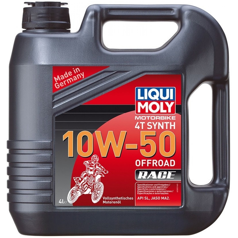 Motorolie LIQUI MOLY Motorfiets 4T Synth 10W50 Offroad Race 4 l