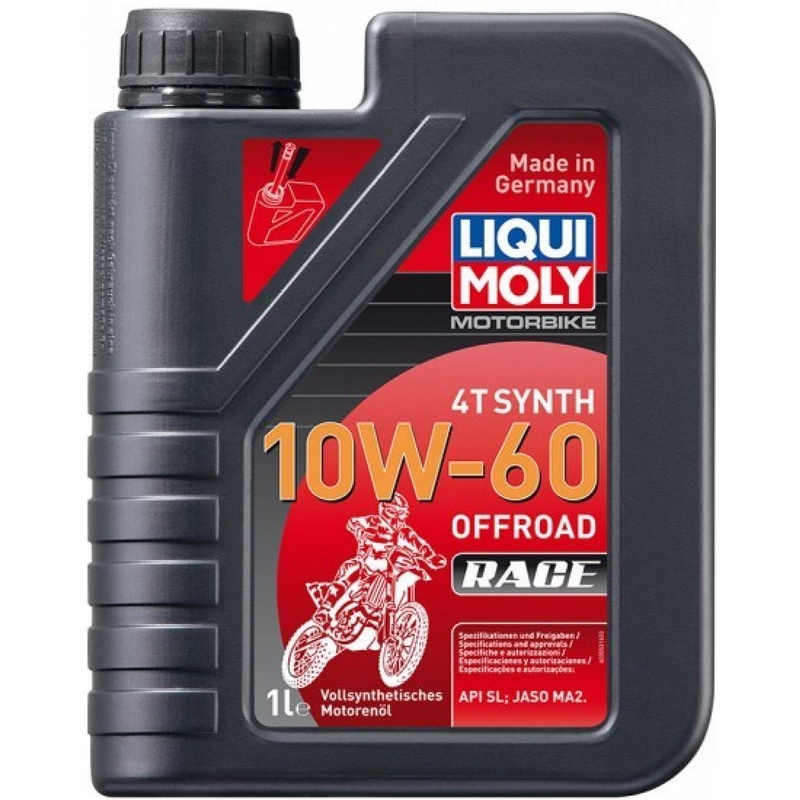 Motorolie LIQUI MOLY Motorfiets 4T Synth 10W60 Offroad Race 1 l