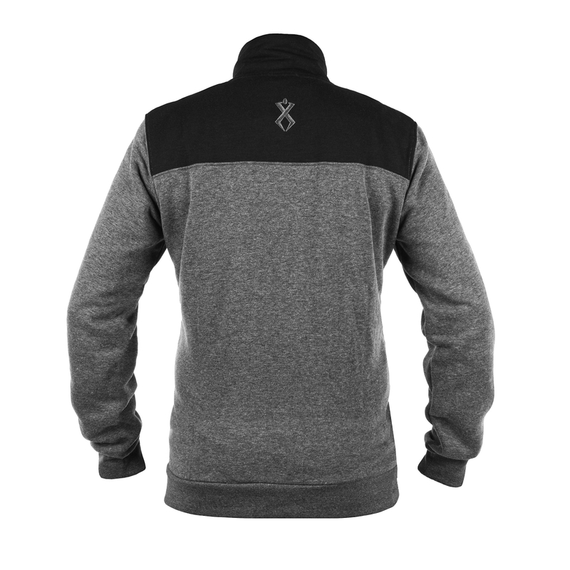 Rilax Nerr heren sweatshirt zwart-grijs uitverkoop