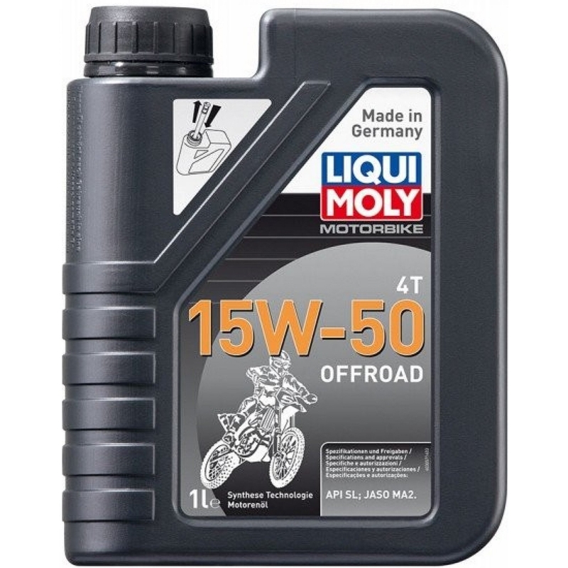 Motorolie LIQUI MOLY Motorfiets 4T 15W50 Offroad 1 l