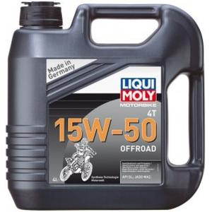 Motorolie LIQUI MOLY Motorfiets 4T 15W50 Offroad 4 l
