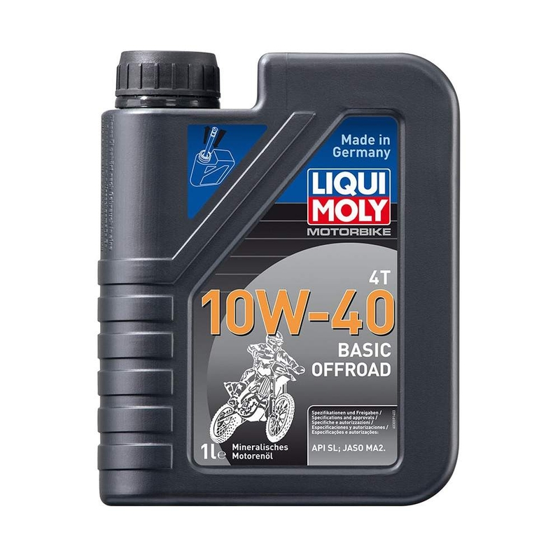 Motorolie LIQUI MOLY Motorfiets 4T 10W40 Basic Offroad 1 l