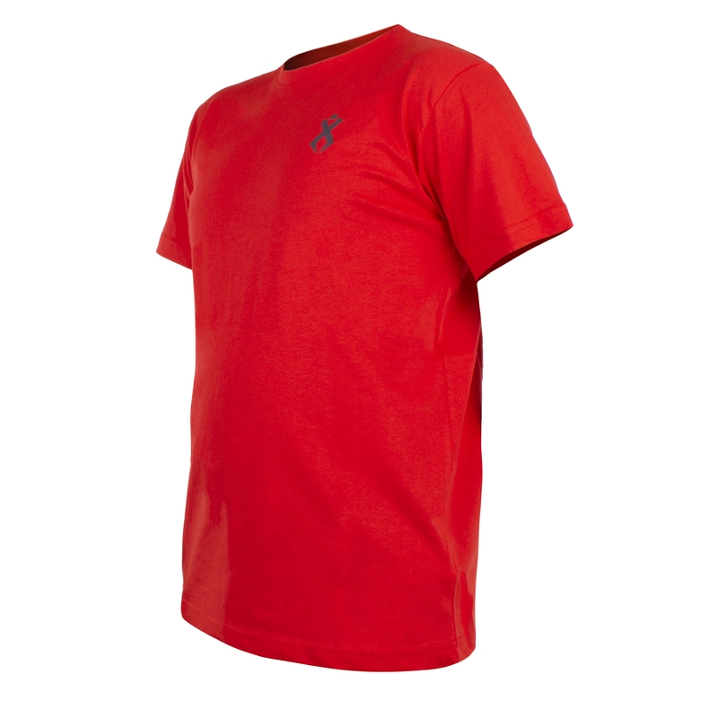 Heren T-shirt Rilax Morik rood uitverkoop