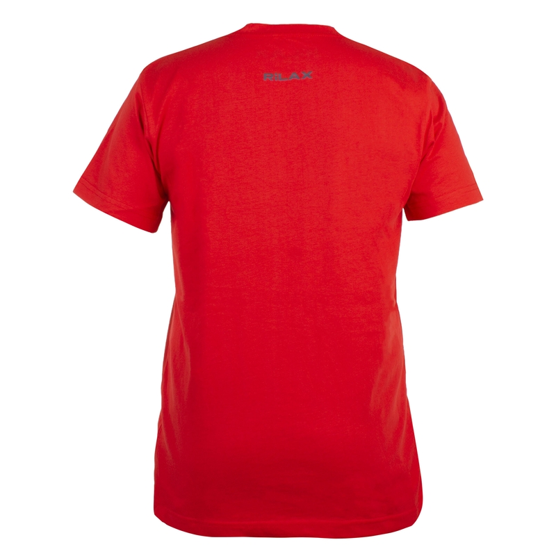 Heren T-shirt Rilax Morik rood uitverkoop