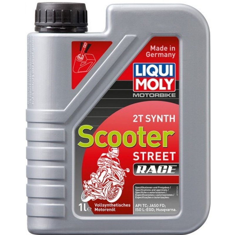 LIQUI MOLY Motorfiets 2T Synth Scooter Race motorolie 1 l
