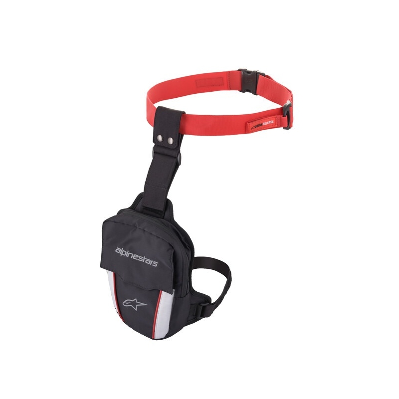 Alpinestars Access dijbeenzak zwart-rood-wit