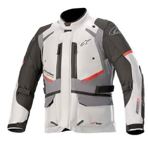 Alpinestars Andes Drystar grijs-zwart-rood motorjack