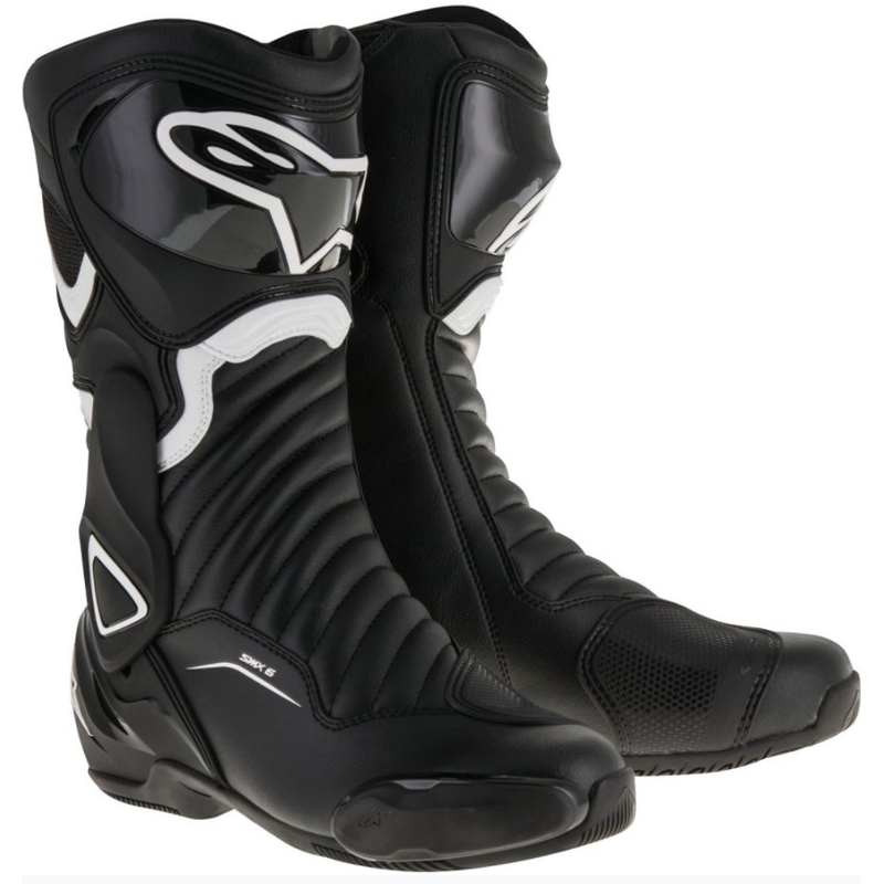 Alpinestars S-MX 6 motorlaarzen zwart-wit