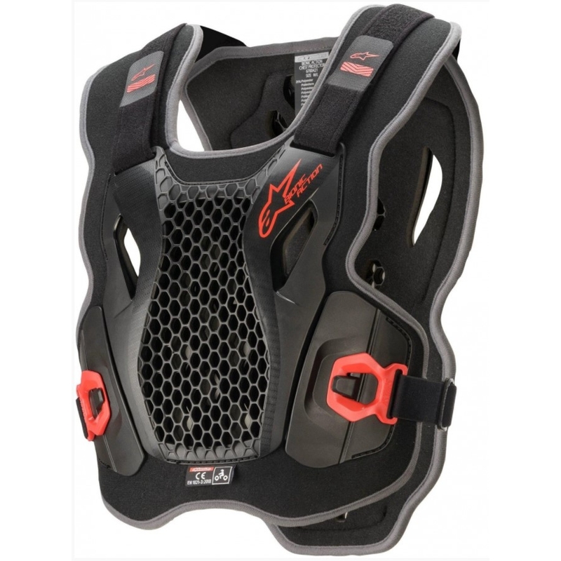 Alpinestars Bionic Action borstbeschermer zwart en rood