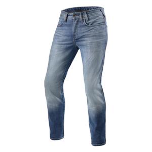 Motorjeans Revit Piston 2 SK blauw cropped uitverkoop