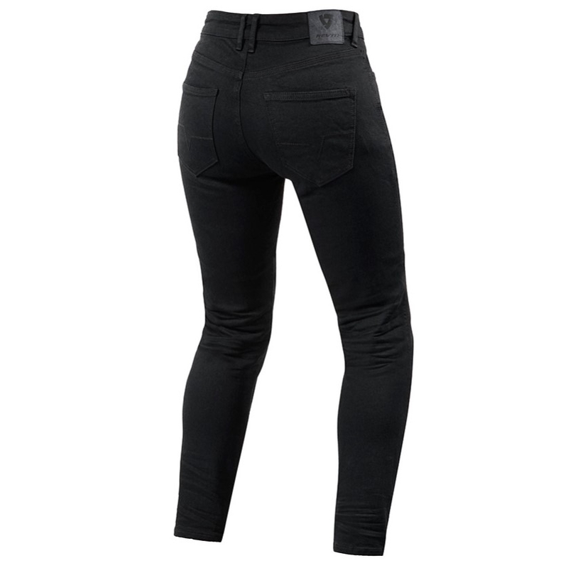 Dames Revit Maple 2 SK Black Motorcycle Jeans uitverkoop
