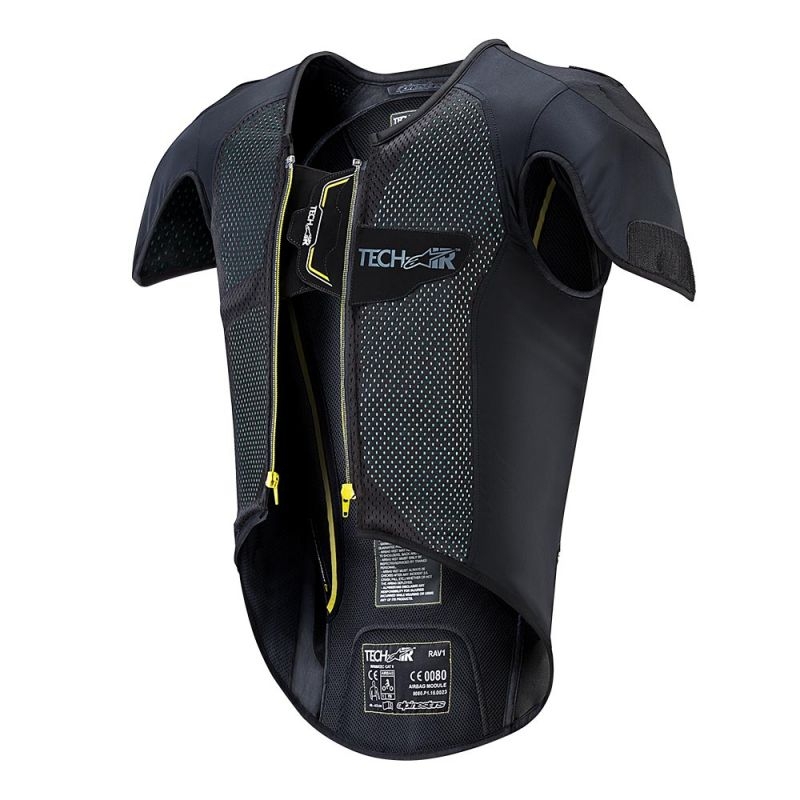 Alpinestars Tech-Air® Race Vest airbag voering zwart en geel uitverkoop
