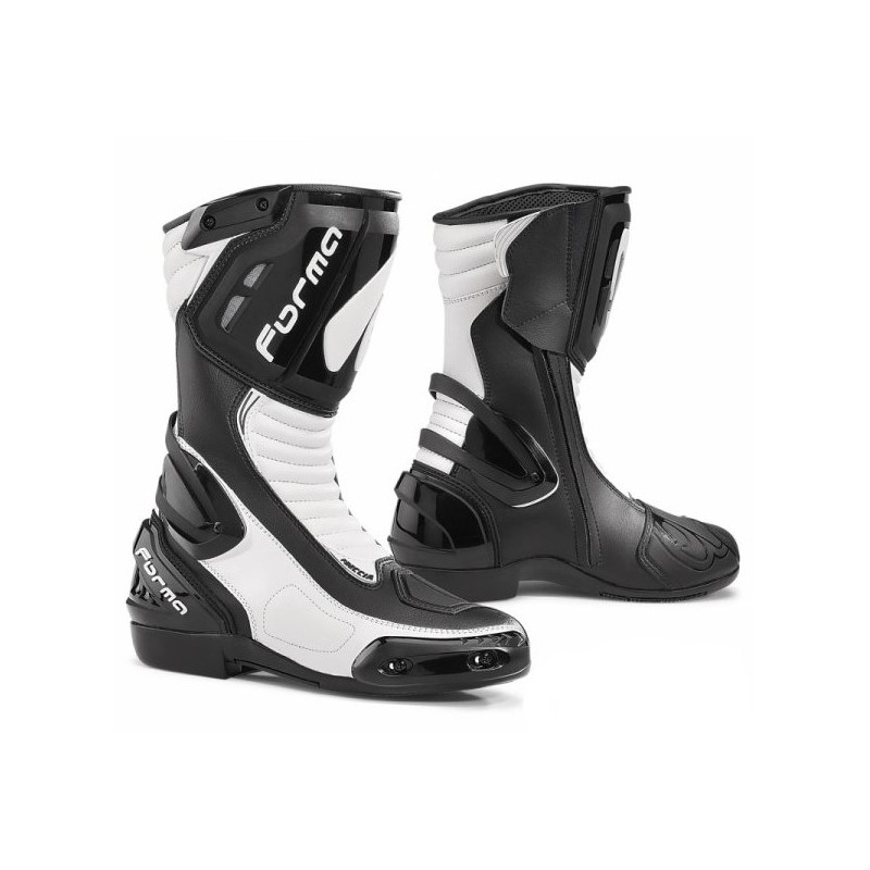 Forma Freccia motorlaarzen zwart-wit