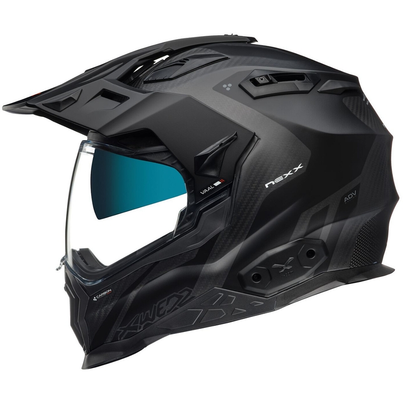 Endurohelm NEXX X.Wed 2 Vaal Carbon Zwart uitverkoop