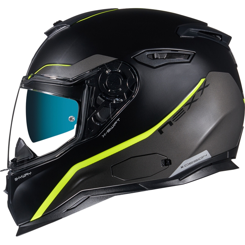 NEXX SX.100 Skyway zwart-fluo gele integraal motorhelm uitverkoop
