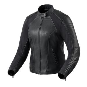 Dames Revit Coral Motorcycle Jacket Zwart uitverkoop