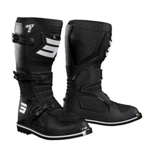 Motorlaarzen Shot Race 2 wit-zwart