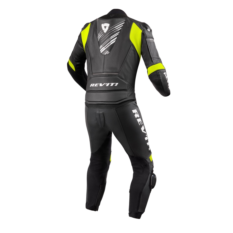 Kombinéza na motorku Revit Apex černo-fluo žlutá výprodej