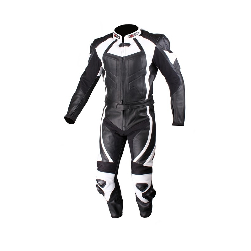 Heren jumpsuit Tschul 770 zwart-wit uitverkoop