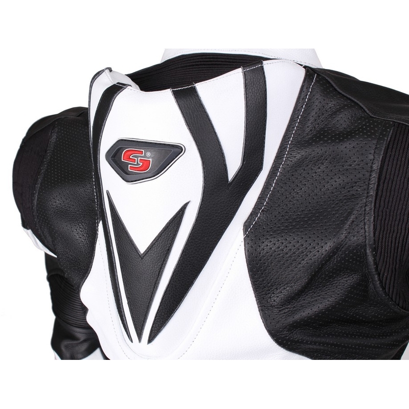 Heren jumpsuit Tschul 770 zwart-wit uitverkoop