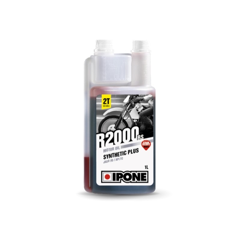 Benzine Ipone R200RR (R200RS) 2T synthetisch plus 1 l aardbei