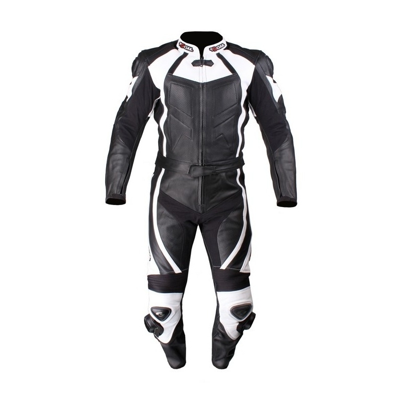 Heren jumpsuit Tschul 770 zwart-wit uitverkoop