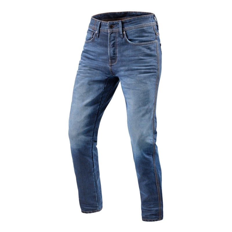 Motorjeans Revit Reed SF blauw verlengd