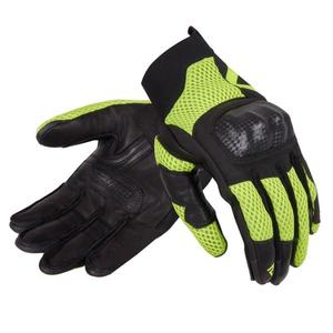 Motorhandschoenen Rebelhorn Gap III zwart-fluogeel uitverkoop
