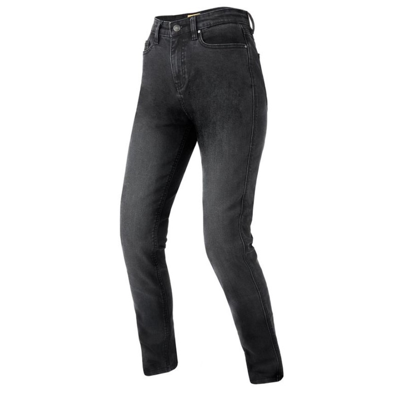 Damesbroeken BROGER Florida II motorjeans zwart uitverkoop
