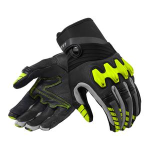 Motorhandschoenen Revit Energy zwart-fluogeel uitverkoop