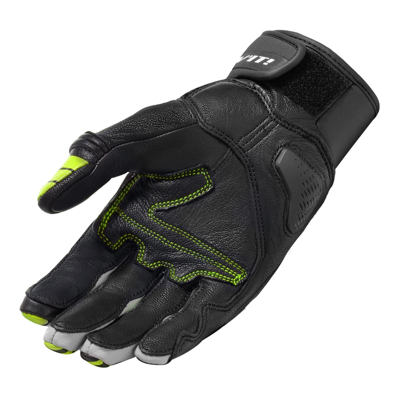 Motorhandschoenen Revit Energy zwart-fluogeel uitverkoop