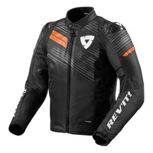 Motorjas Revit Apex H2O zwart-fluoranje uitverkoop