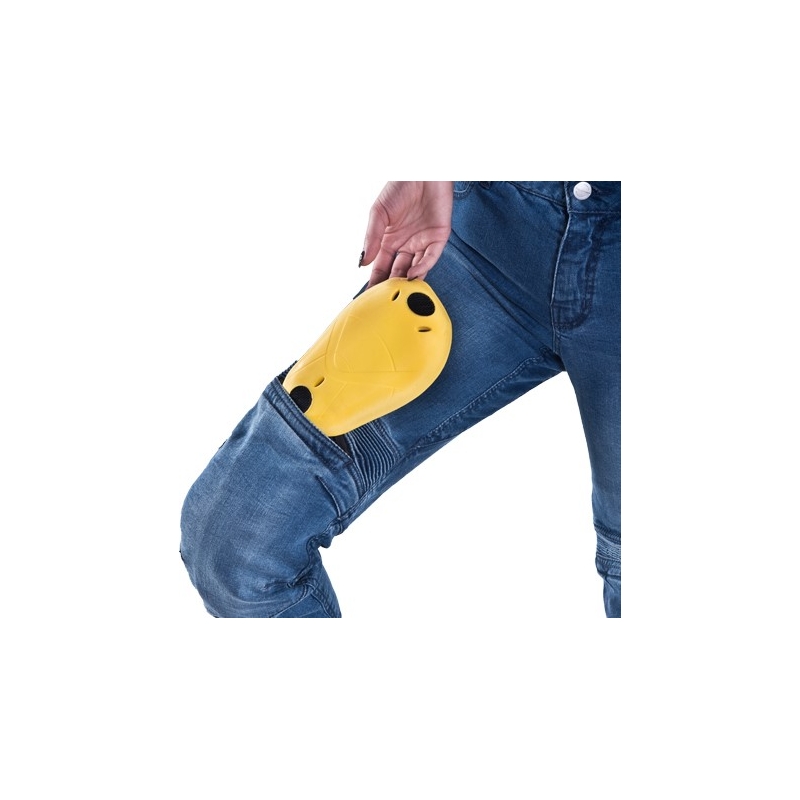 Dames motorjeans Shima Jess blauw