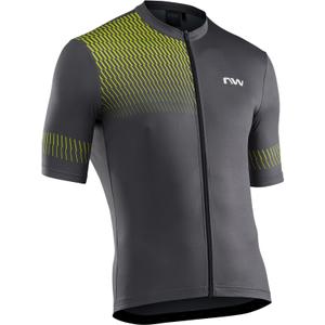 Northwave Origin grijs-fluo gele trui uitverkoop