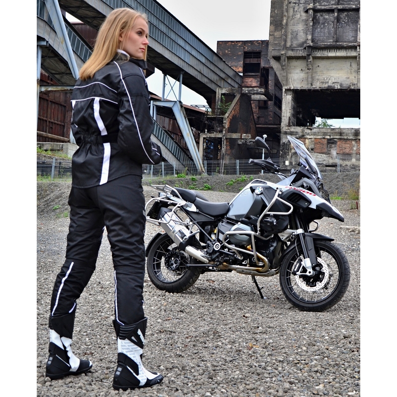 Dames motorpak RSA SW-01 wit - 2 stuks uitverkoop
