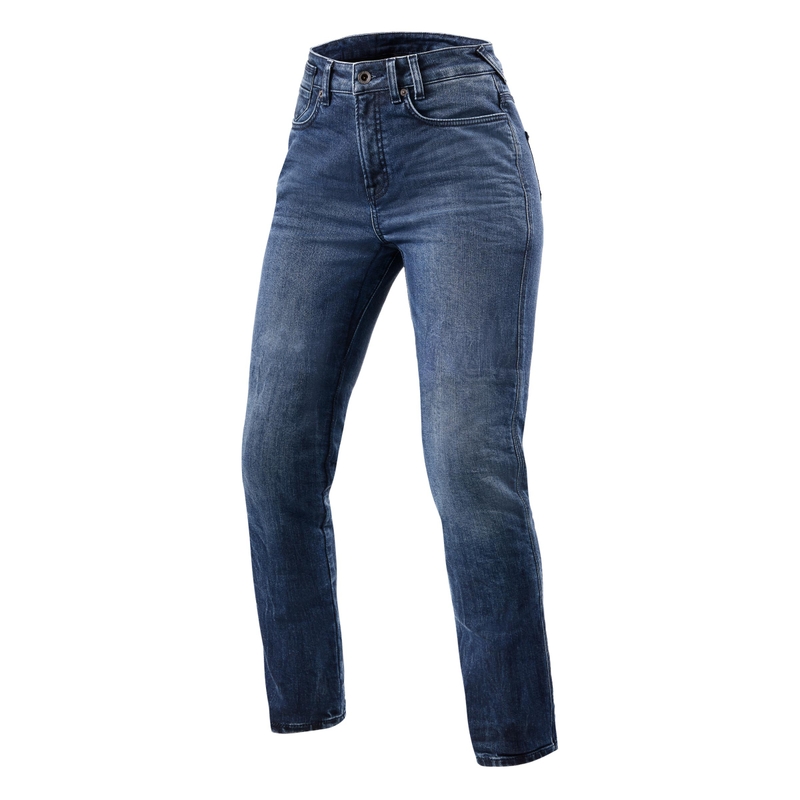Dames Revit Victoria 2 SF Blue Motorcycle Jeans uitverkoop