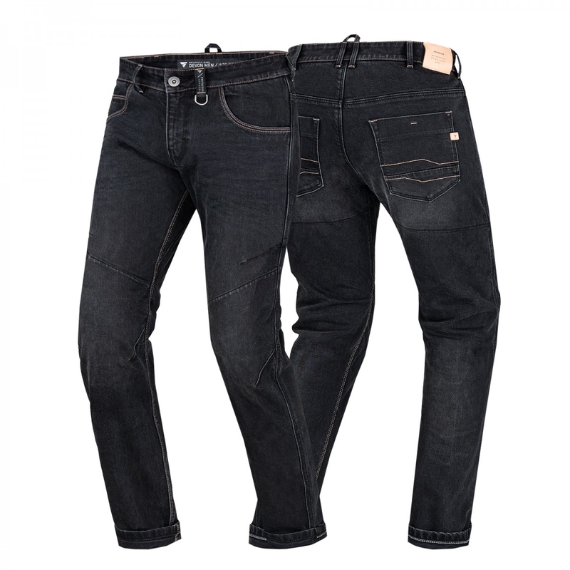 Shima Devon Zwarte Motorfiets Jeans