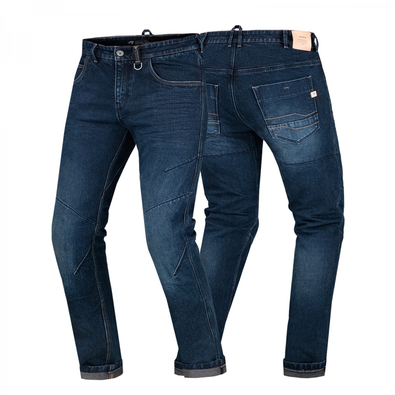Shima Devon donkerblauwe motorjeans