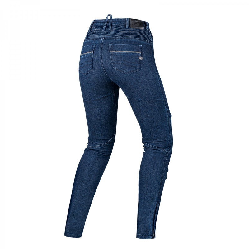 Dames motorjeans Shima Metro donkerblauw