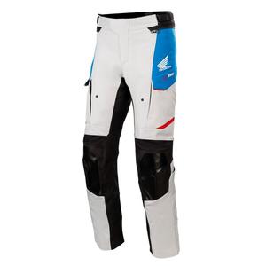Alpinestars Andes Drystar Honda Lichtgrijs-Zwart-Blauw-Rood Motorbroek