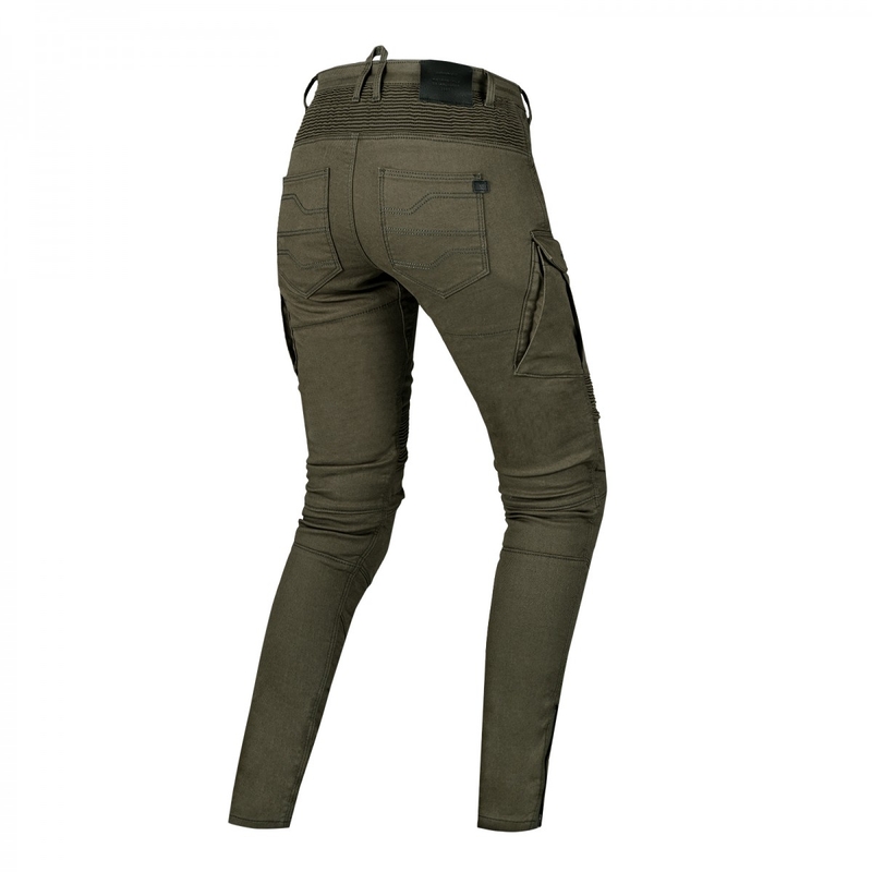 Shima Giro 2.0 kaki motorjeans voor dames uitverkoop
