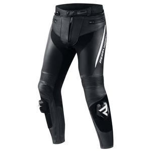 Rebelhorn Fighter zwart-witte motorbroek uitverkoop
