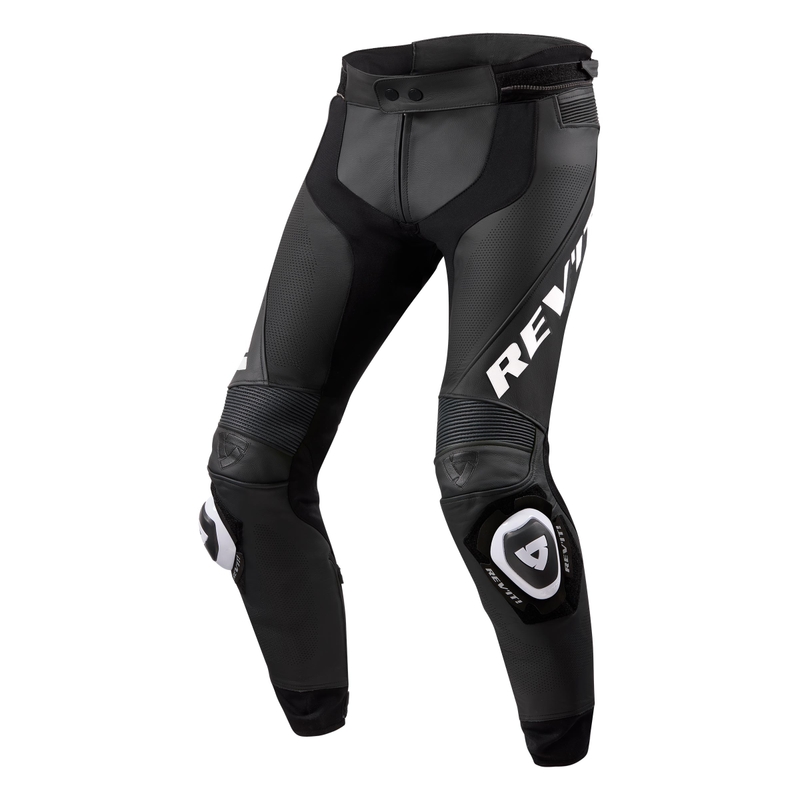 Revit Apex motorbroek zwart-wit verlengd