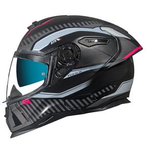 Integraalhelm NEXX SX.100R Skidder zwart-grijs-roze uitverkoop