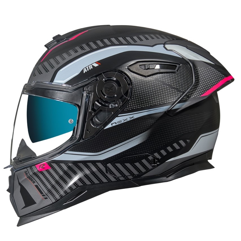 Integraalhelm NEXX SX.100R Skidder zwart-grijs-roze uitverkoop