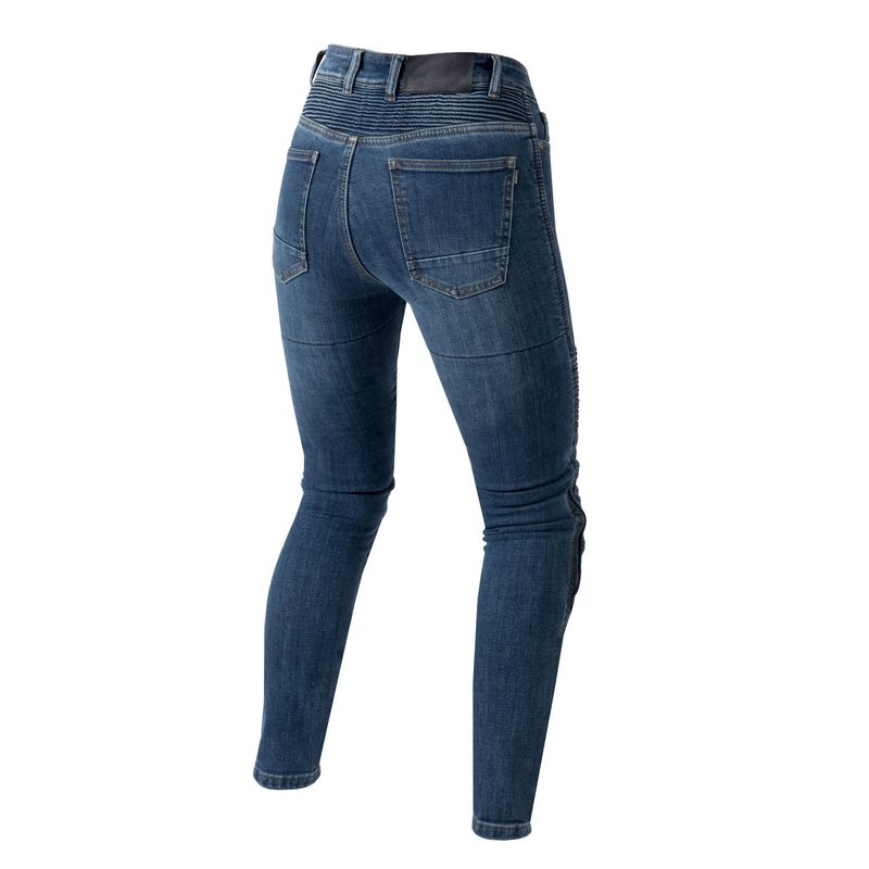 Damesfietsjeans Ozone Agness II in gewassen blauw uitverkoop