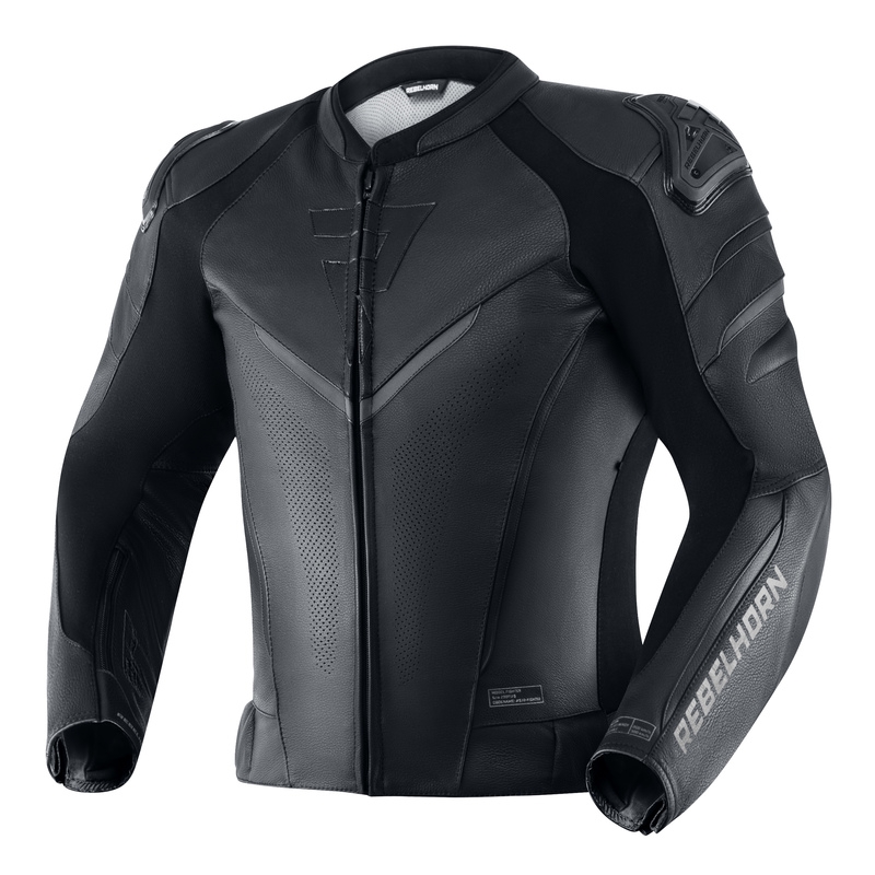 Rebelhorn Fighter Zwart Motorjack uitverkoop